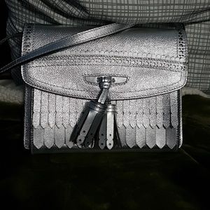 Burberry silver crossbody